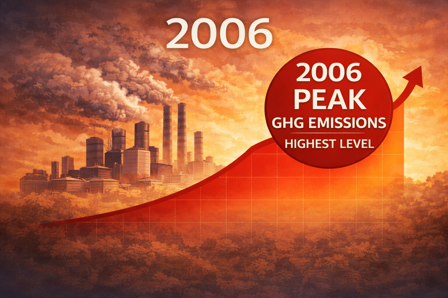 AI generated image of Intel's emmisions